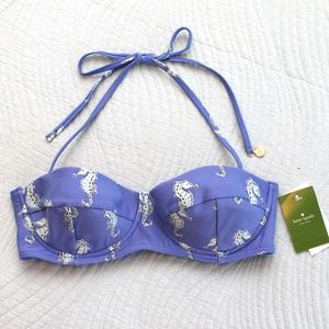 NWT Kate Spade Underwire Halter in Champagne Reef